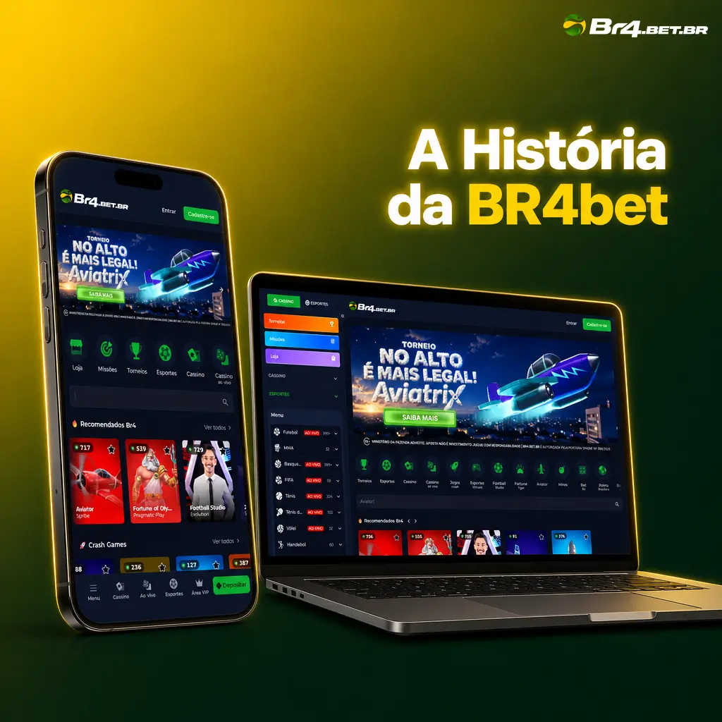 História da BR4bet: plataforma de apostas esportivas e cassino online licenciada em Curaçao, voltada ao público brasileiro.