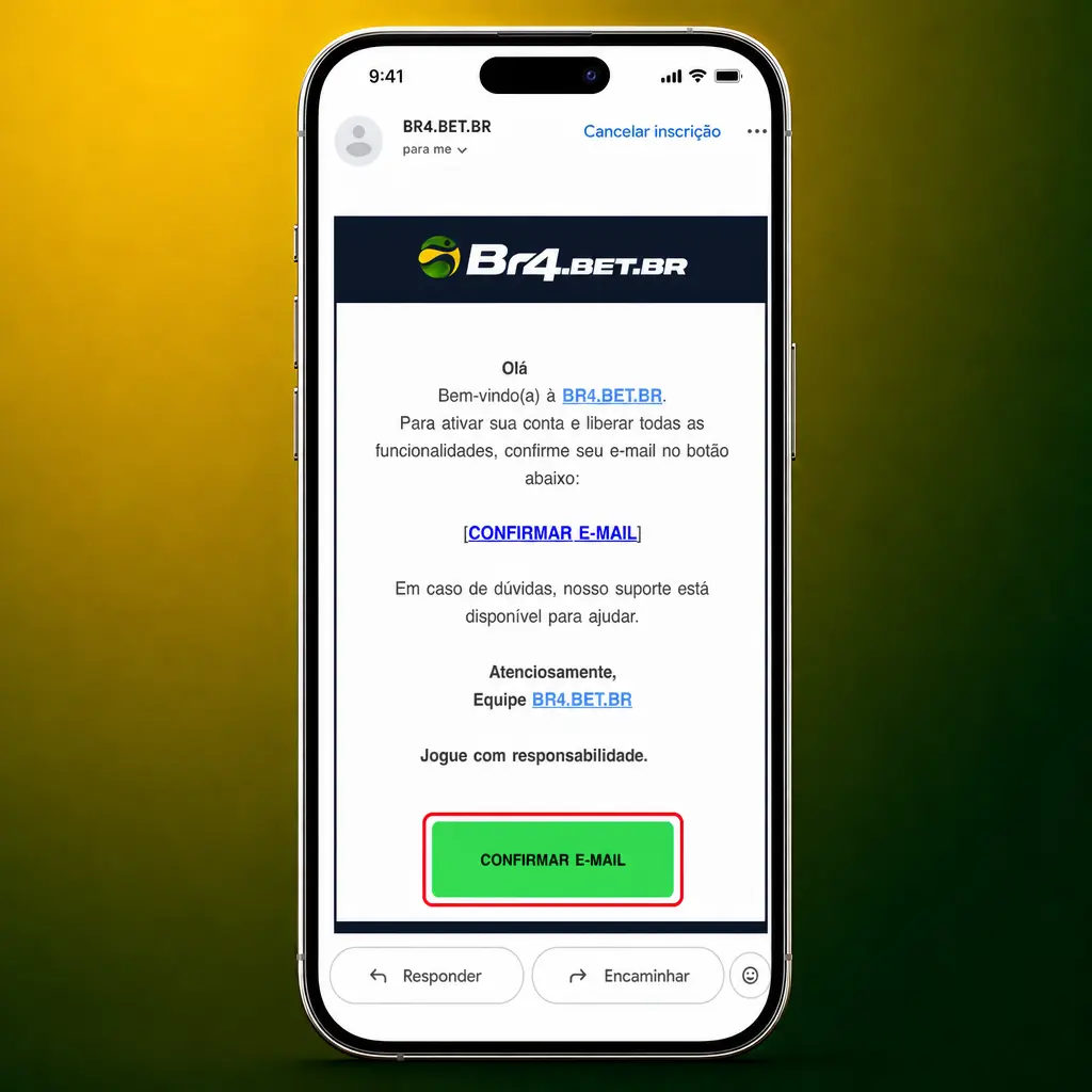 Passo a passo para criar conta na BR4bet: preencha dados, defina senha, aceite termos e confirme e-mail ou celular.