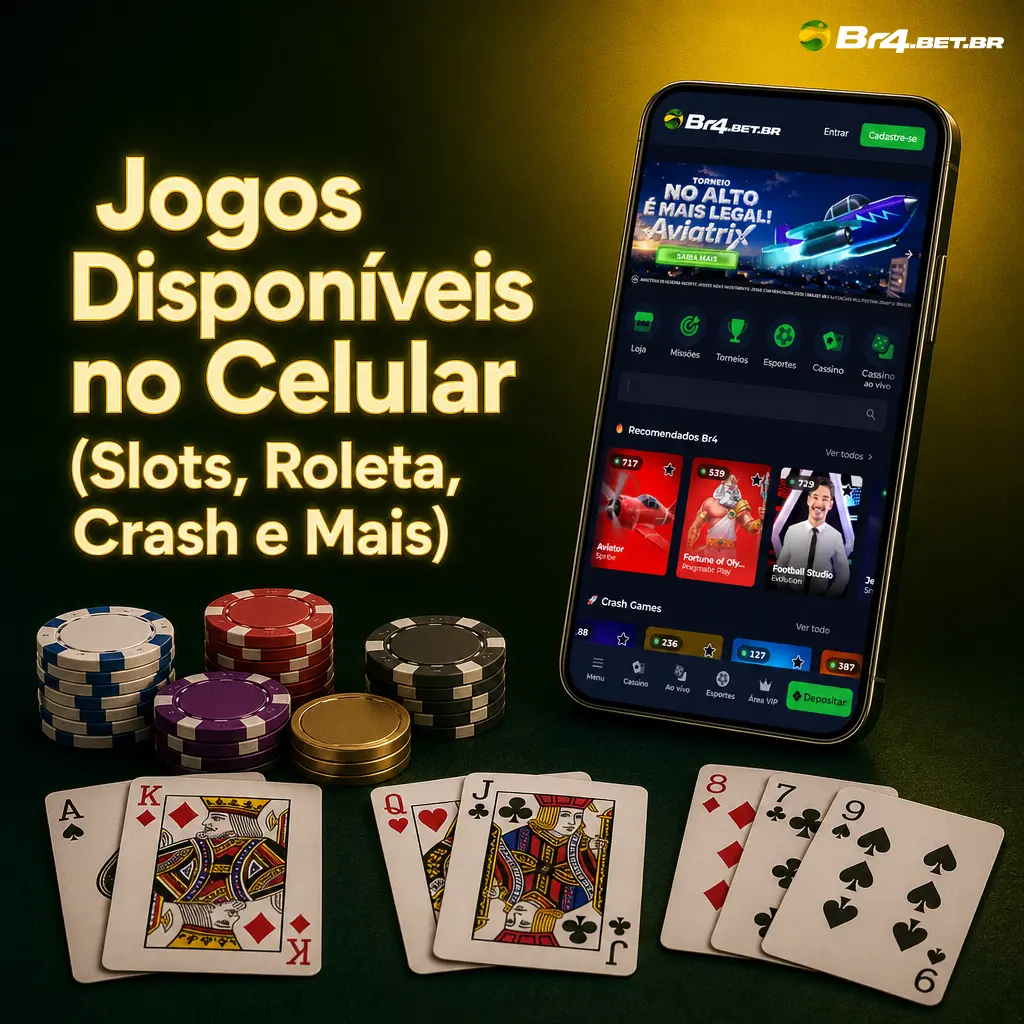Catálogo mobile com slots, roleta, blackjack, bacará e crash games como Aviator, Fortune Tiger e Spaceman