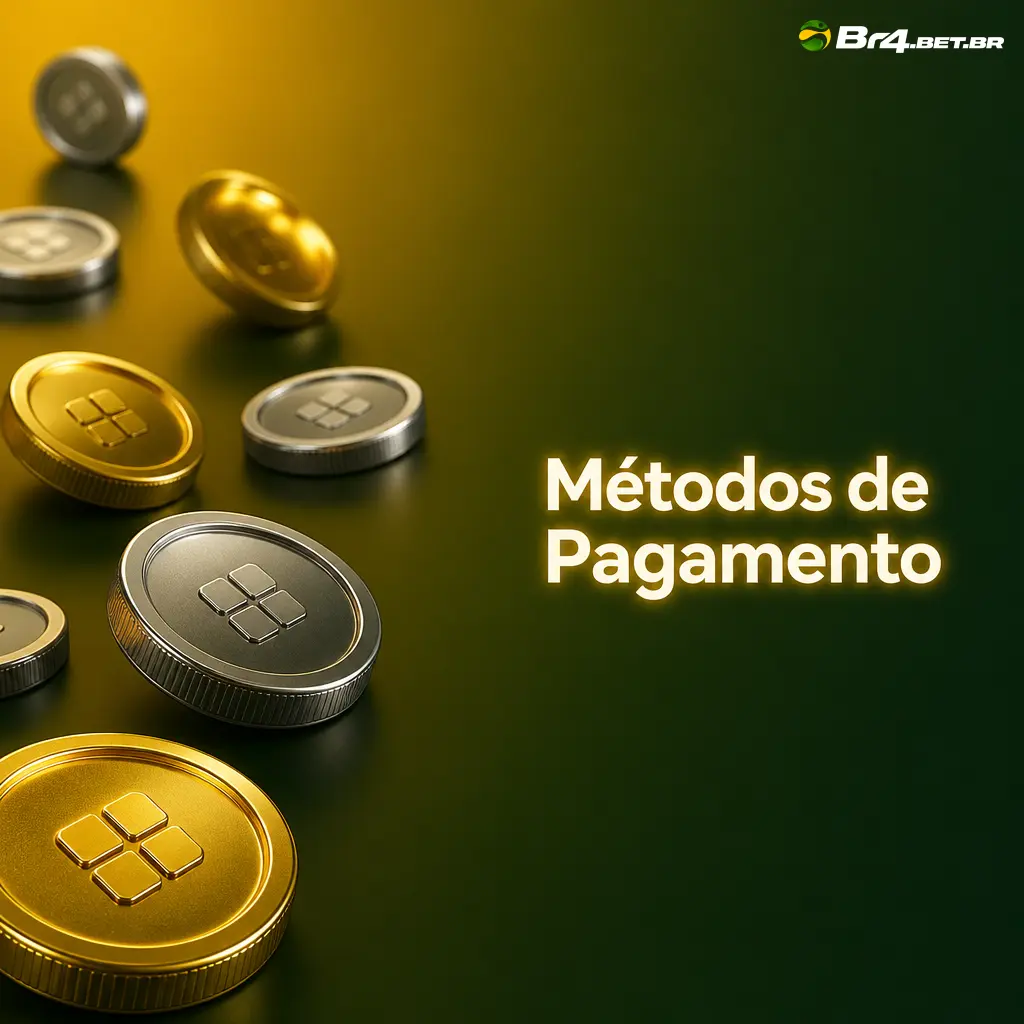 Métodos de pagamento no BR4bet com destaque para o Pix, depósito instantâneo e transações criptografadas com segurança