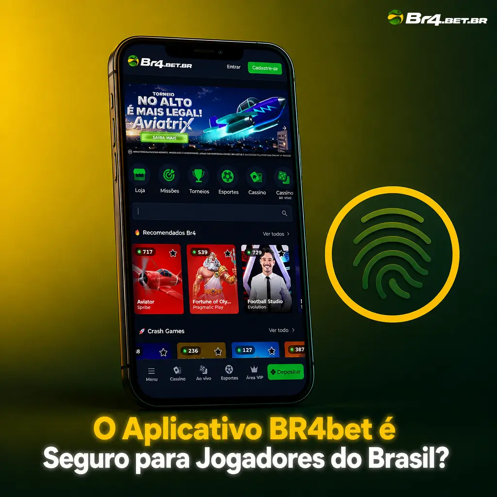 Aplicativo BR4bet seguro com criptografia SSL para jogadores do Brasil protegerem dados e transações financeiras