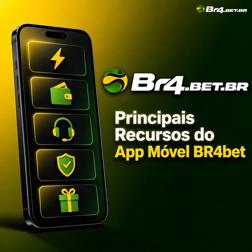 Principais recursos do app móvel BR4bet: Pix, bônus em reais, mais de 4.000 jogos e suporte 24h em português