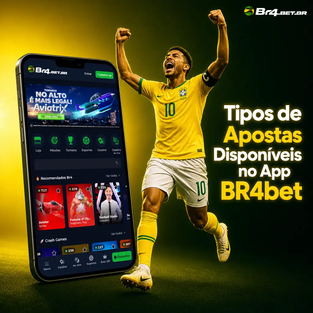 Tipos de apostas no app BR4bet: simples, múltipla, sistema, cash out e ao vivo com odds dinâmicas